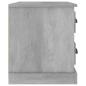 Preview: Nachttisch Betongrau 60x39x45 cm