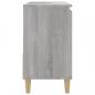 Preview: Badschrank Grau Sonoma 65x33x60 cm Holzwerkstoff