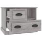 Preview: ARDEBO.de - Nachttisch Grau Sonoma 60x39x45 cm