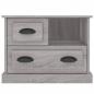 Preview: Nachttisch Grau Sonoma 60x39x45 cm