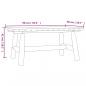 Preview: Couchtisch 90x50x41 cm Massivholz Fichte 
