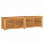 Preview: Gartenbox mit Beutel 200x50x53 cm Massivholz Teak