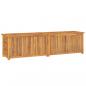 Preview: Gartenbox mit Beutel 200x50x53 cm Massivholz Teak