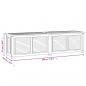 Preview: Gartenbox mit Beutel 200x50x53 cm Massivholz Teak