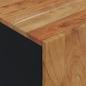 Preview: TV-Schrank 80x33x46 cm Massivholz Akazie & Holzwerkstoff