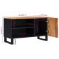 Preview: TV-Schrank 80x33x46 cm Massivholz Akazie & Holzwerkstoff