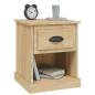 Preview: ARDEBO.de - Nachttische 2 Stk. Sonoma-Eiche 39x39x47,5 cm Holzwerkstoff