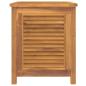 Preview: Gartenbox mit Beutel 60x50x58 cm Massivholz Teak