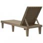 Preview: Sonnenliege Hellbraun 155x58x83 cm Polypropylen