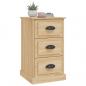 Preview: Nachttisch Sonoma-Eiche 39x39x67 cm Holzwerkstoff