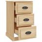 Preview: Nachttisch Sonoma-Eiche 39x39x67 cm Holzwerkstoff