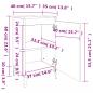 Preview: Nachttische 2 Stk. Grau Sonoma 40x35x70 cm Holzwerkstoff