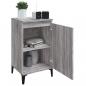 Preview: Nachttische 2 Stk. Grau Sonoma 40x35x70 cm Holzwerkstoff