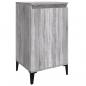 Preview: Nachttische 2 Stk. Grau Sonoma 40x35x70 cm Holzwerkstoff