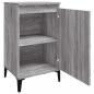 Preview: Nachttische 2 Stk. Grau Sonoma 40x35x70 cm Holzwerkstoff