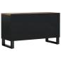 Preview: TV-Schrank 80x33x46 cm Massivholz Mango & Holzwerkstoff