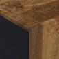 Preview: TV-Schrank 80x33x46 cm Massivholz Mango & Holzwerkstoff