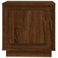 Preview: Nachttisch Braun Eichen-Optik 44x35x45 cm Holzwerkstoff