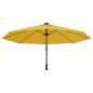 Preview: Wand-Sonnenschirm Gelb 290 cm