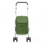 Preview: Hundewagen Faltbar Grün 100x49x96 cm Leinenstoff