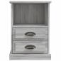 Preview: Nachttisch Grau Sonoma 43x36x60 cm