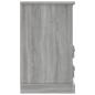 Preview: Nachttisch Grau Sonoma 43x36x60 cm