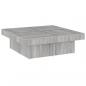 Preview: Couchtisch Grau Sonoma 90x90x28 cm Holzwerkstoff