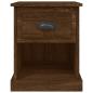 Preview: Nachttische 2 Stk. Braun Eiche 39x39x47,5 cm Holzwerkstoff