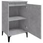 Preview: Nachttische 2 Stk. Betongrau 40x35x70 cm Holzwerkstoff