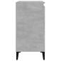 Preview: Nachttische 2 Stk. Betongrau 40x35x70 cm Holzwerkstoff