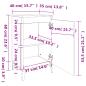 Preview: Nachttische 2 Stk. Betongrau 40x35x70 cm Holzwerkstoff