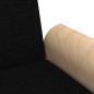 Preview: ARDEBO.de - Schlafsofa mit Armlehnen Schwarz Stoff