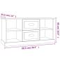 Preview: TV-Schrank Schwarz 99,5x35,5x48 cm Holzwerkstoff