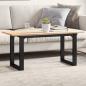 Preview: ARDEBO.de - Couchtischbeine O-Gestell 70x30x43 cm Gusseisen