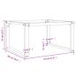 Preview: Couchtischbeine O-Gestell 70x60x43 cm Gusseisen