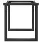 Preview: Couchtischbeine O-Gestell 80x40x43 cm Gusseisen