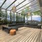 Preview: ARDEBO.de - 11-tlg. Garten-Lounge-Set mit Auflagen Poly Rattan Grau