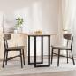 Preview: ARDEBO.de - Esstisch-Gestell in O-Form 50x40x73 cm Gusseisen