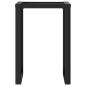 Preview: Esstisch-Gestell in O-Form 50x40x73 cm Gusseisen