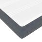 Preview: Ottoman-Bett mit Matratze Dunkelgrau 140x200 cm Samt