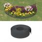 Preview: ARDEBO.de - Rasenkanten 5 Stk. Grau 10 m 15 cm Polyethylen