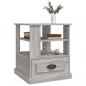 Preview: Beistelltisch Grau Sonoma 50x50x60 cm Holzwerkstoff