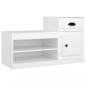 Preview: Schuhschrank Weiß 100x42x60 cm Holzwerkstoff