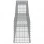 Preview: Gabionen mit Hochbogen 3 Stk. 400x30x40/60 cm Verzinktes Eisen