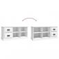 Preview: TV-Schrank Weiß 102x35,5x47,5 cm Holzwerkstoff