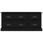 Preview: TV-Schrank Schwarz 100x35,5x45 cm Holzwerkstoff