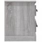 Preview: TV-Schrank Grau Sonoma 100x35,5x45 cm Holzwerkstoff