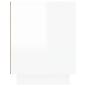 Preview: TV-Schrank Hochglanz-Weiß 80x35x45 cm Holzwerkstoff