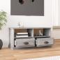 Preview: TV-Schrank Grau Sonoma 93x35,5x45 cm Holzwerkstoff