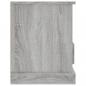 Preview: TV-Schrank Grau Sonoma 93x35,5x45 cm Holzwerkstoff